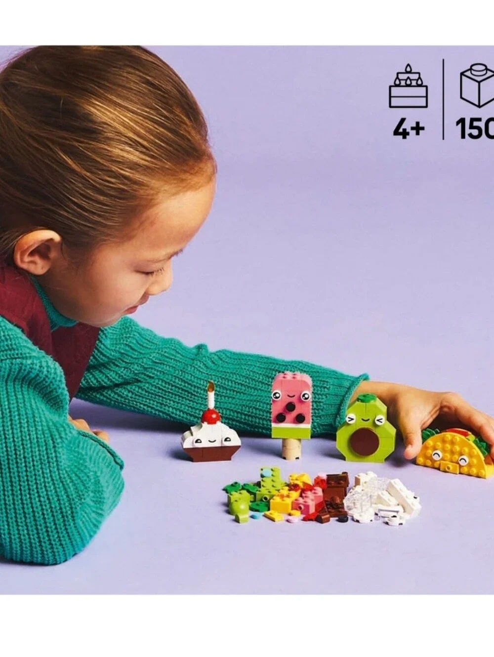NIB LEGO Classic Creative Food Friends 11039 Brand New Sealed 150 Pcs- Birthday